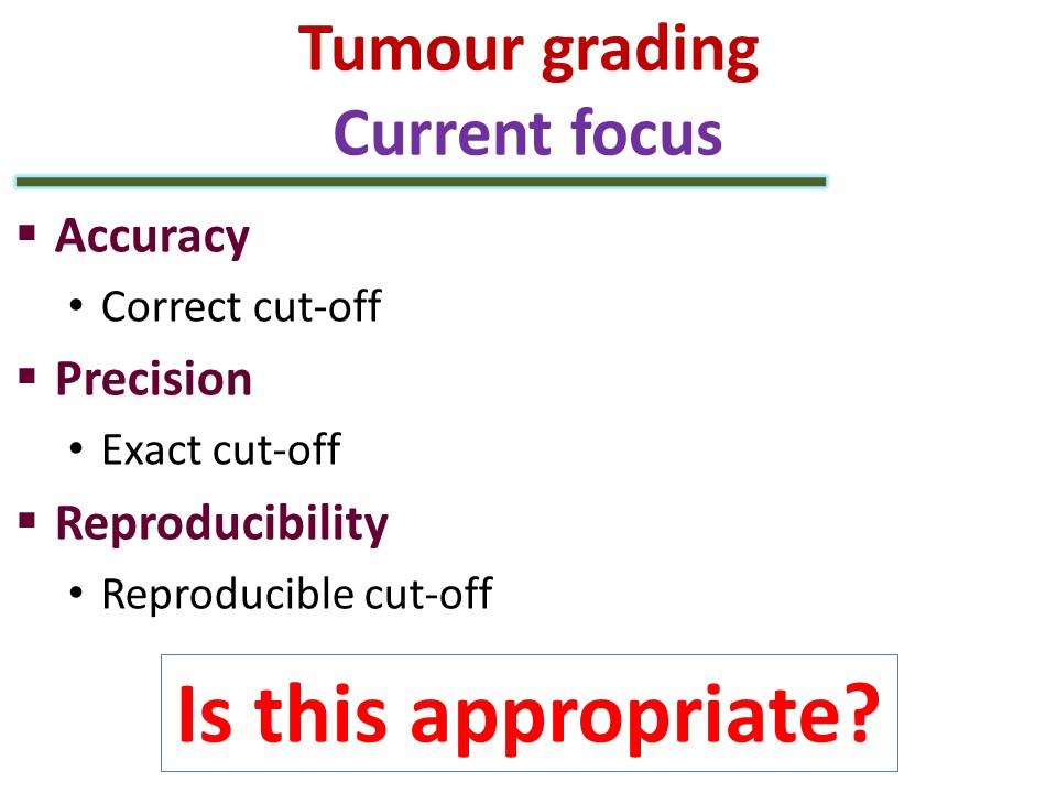 Tumour grade often critical for cancer care. Current pathology practice focuses on grading accuracy, precision and reproducibility. Do pathologists need to radically change their approach to tumor grading? #pathology, #pathtwitter, #pathresidents, #GUpath, #GIpath, #GynPath (1/8)