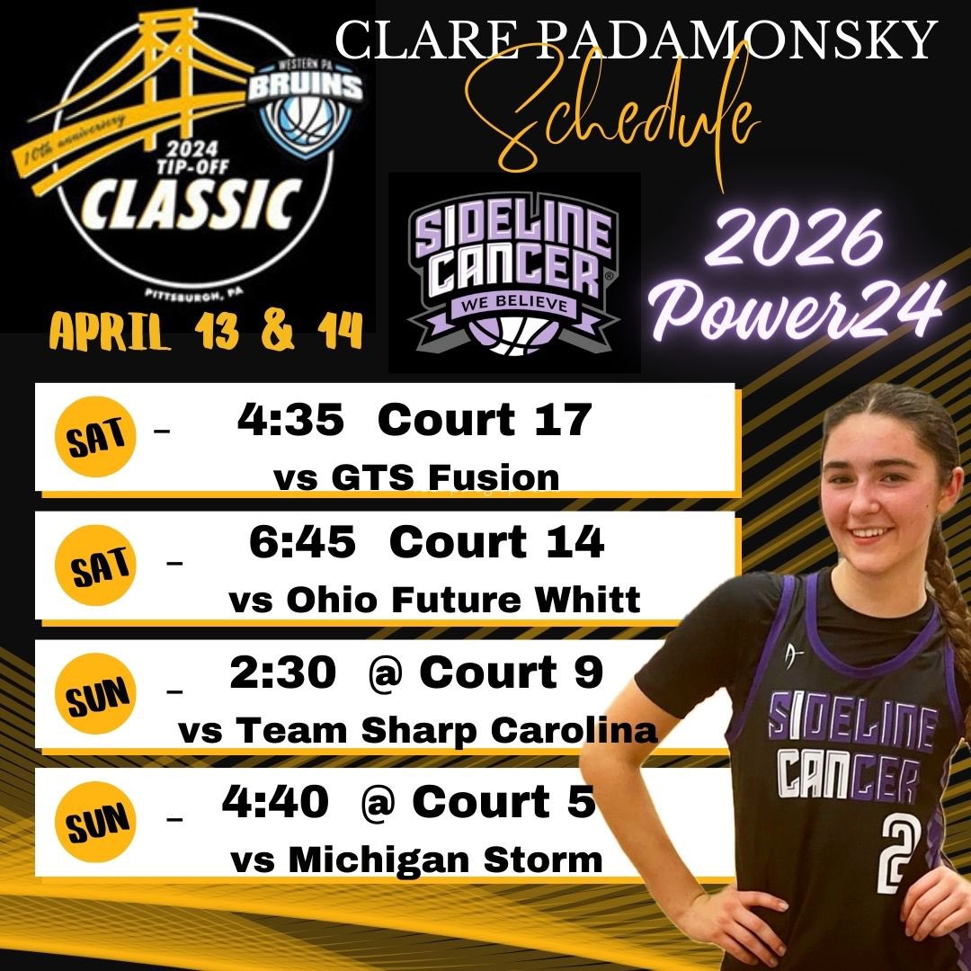 It’s time for one of my favorite tournaments! Come check us out @WPABruinsTipOff this weekend in Pittsburgh! 💜 @cpadynamite @ICAN_basketball @LadyTigerbbal