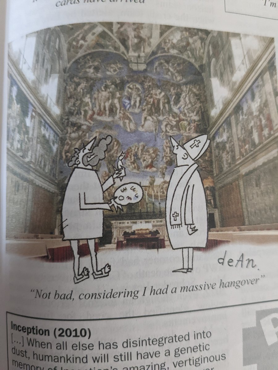 Another one from previous @PrivateEyeNews . Drawing the Sistine chapel was a bit of a bugger but think it turned out ok. #art #cartoon