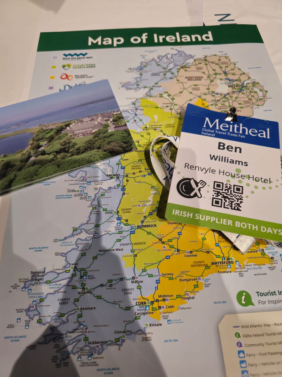 We are looking forward to meeting the many overseas agents who have travelled for #Meitheal2024, a great atmosphere @MeithealIreland @Failte_Ireland @TourismIreland @ConnemaraIe #RenvyleHouseHotel #connemara #fillyourheartwithIreland #keepdiscovering