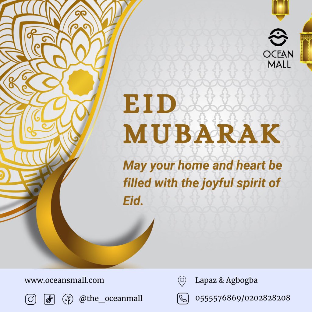 To all our Muslim customers and yet to be customers, Eid Mubarak. May Allah be with y’all. 

#eidmubarak #allah #muslims #customers #oceanmall #holiday #seafood #fresh #freshseafood #freshdelivery