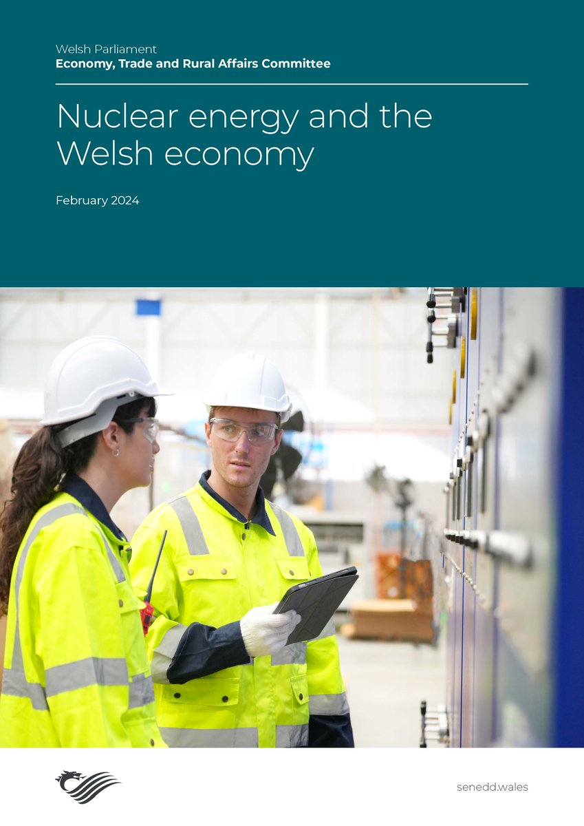 🚨The Welsh Government have responded to our report 'Nuclear energy and the Welsh economy' on 09 April 2024. Read the response here 👇 senedd.wales/media/lftdekvt…