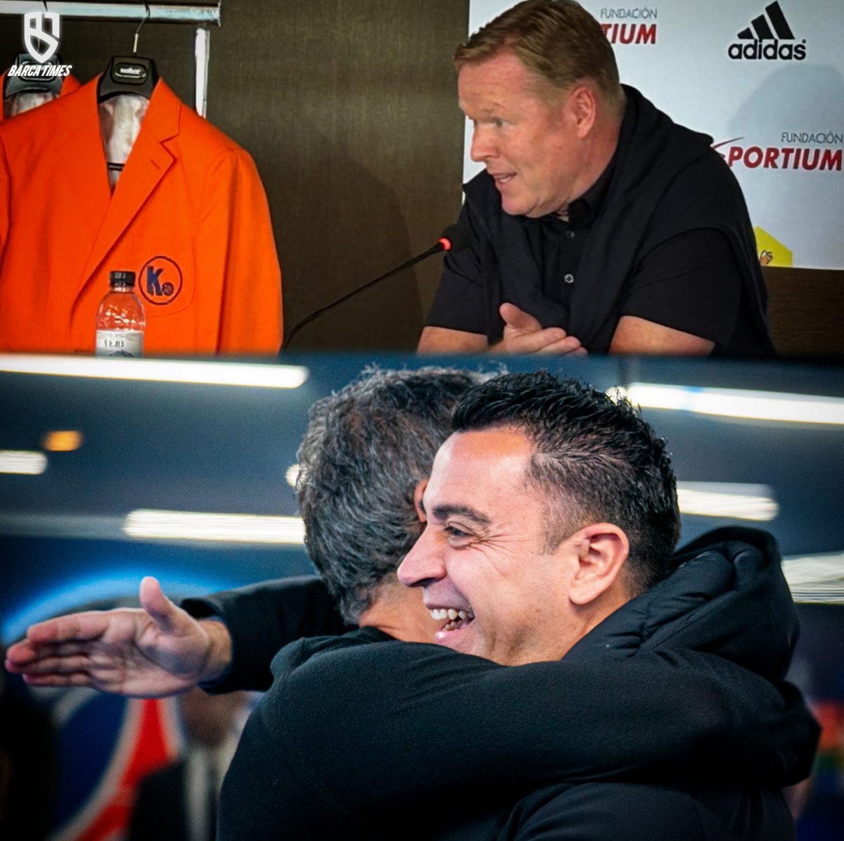 🚨🎙️| Koeman: 'I saw yesterday the picture between Xavi and Enrique and they looked like two good friend, but a day before Enrique made out of place statements. I think that there's more between the two of them, the press probably knows more than me.' #fcblive