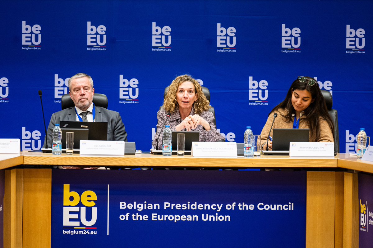 📧📮 The high-level #Post & E-commerce event is taking place today under the Belgian Presidency. The participants focus on the EU postal and e-commerce framework. #EU2024BE 🇪🇺🇧🇪