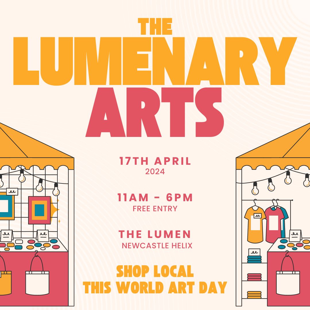 Don’t miss #NewcastleHelix presents… The Lumenary Arts: Local Art Market. Visit @LumenNewcastle from 11am on Wednesday 17th April to discover some of the #NorthEast’s most creative small businesses and artists. newcastlehelix.com/events/the-lum…  #Newcastle #WorldArtDay #NorthEastArt