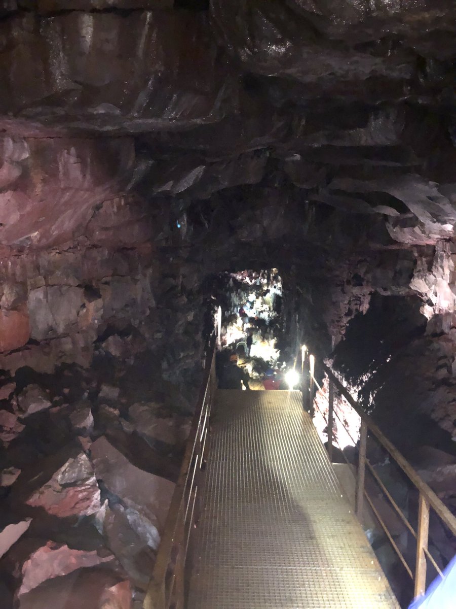 QEGSgeography's tweet photo. Final day in Iceland has started with a visit to the Raufarholshullir Lava Tunnel. Next stop is a visit to the capital, Reykjavík. https://t.co/vonv9JltqL