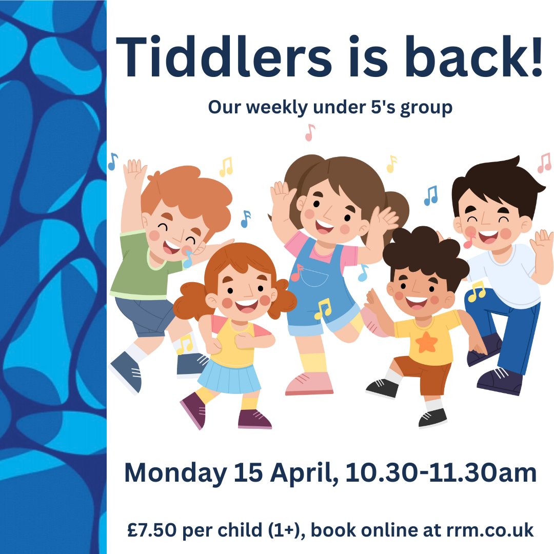 Tiddlers is back! That's right, our under 5's group will meet on Monday 15th April from 10.30am-11.30am, for lots of fun activities with Maddy. It costs £7.50 per child and you can book online at eu1.hubs.ly/H08y0r10 #HemleyOnThames #ChildrensActivities