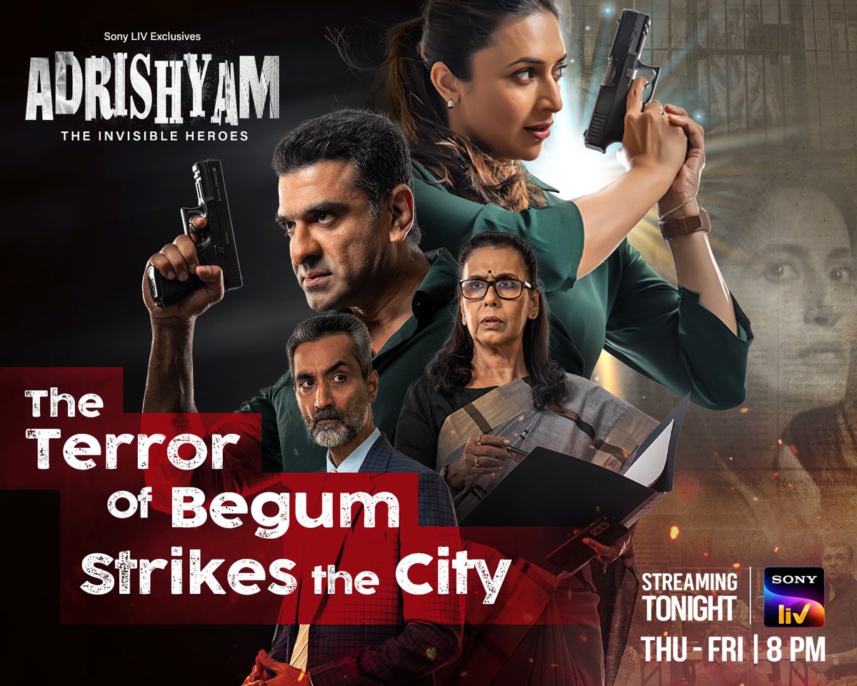 How will the Adrishyam heroes stop Begum? 🤫 And, what is Begum's plan? 💥 Watch Adrishyam – The Invisible Heroes, streaming tonight, Thursdays and Fridays, 8:00PM, on Sony LIV. #Adrishyam #AdrishyamONSonyLIV