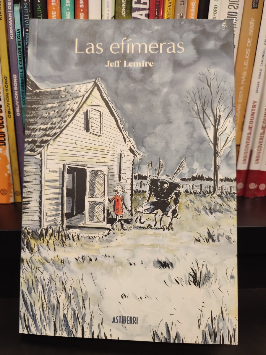 'Las efímeras', ojo al nuevo trabajo de Lemire publicado por @Astiberri 👀 #comic #libreriajoker