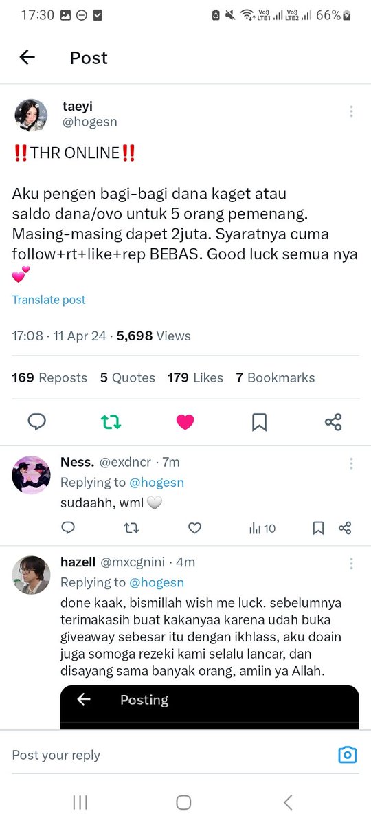 sseukacityx's tweet photo. @hogesn done all rules, wish me luck 🥹

thankyou kak udah ngadain giveaway ini, semoga sehat selalu &amp; dilancarin terus rejekinya ❤️ https://t.co/7bYlooTPjg