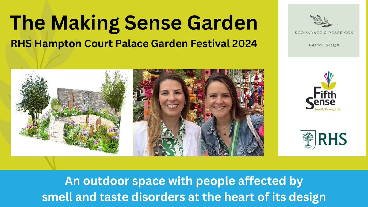 Hello @GardensHour. We’re delighted to be collaborating on 'The Making Sense Garden' that will be exhibited at The RHS Hampton Court Palace Garden Festival this July. Read about it here: fifthsense.org.uk/the-making-sen… #GardensHour