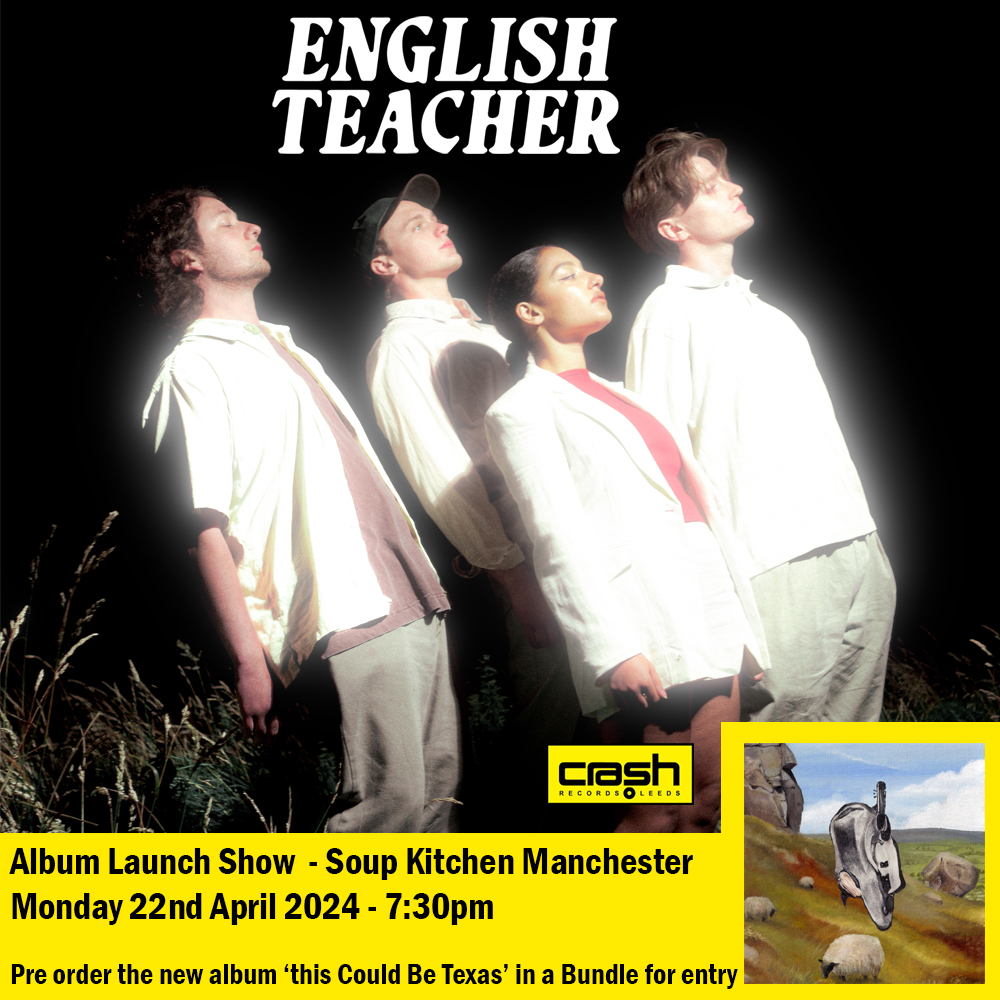 Just Announced @Englishteac_her will head to Manchester on 22nd April for an album Launch show @soupmanchester Bundles inc the debut album #ThisCouldBeTexas start from just £15.99 and go onsale TODAY at 5pm crashrecords.co.uk/products/engli…