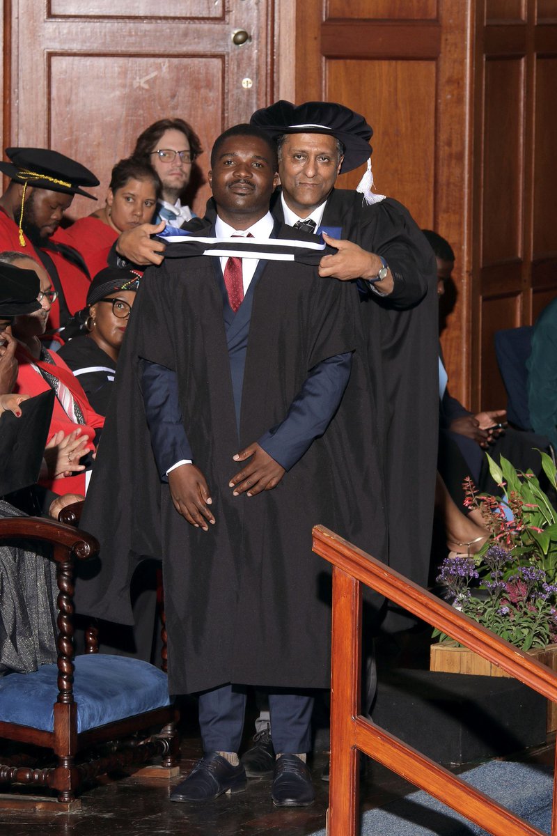 NdondoSolomon's tweet photo. 🎓✨ Just received my MPhil in Development Studies from @UCT_news. This journey has been challenging, but it's a testament to the power of determination and hard work. Thank you to everyone who supported me along #FirstGenGrad #UCTGraduation #DreamsDoComeTrue https://t.co/raxcLHAl7I