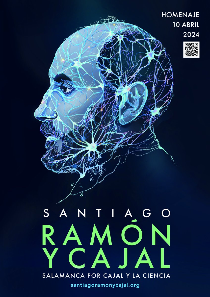 10-IV-2024: #Salamanca, Capital de la #Ciencia, rinde homenaje al padre de la Neurociencia, el Nobel Santiago Ramón y #Cajal. #SalamancaxCajal @joseadserias @DivulgaSalamanc @usal @upsa @Incyl_Usal @corchadojm @IcahnMountSinai @FundacionAreces @EinsteinMed @jralonso3 @SesmaLab