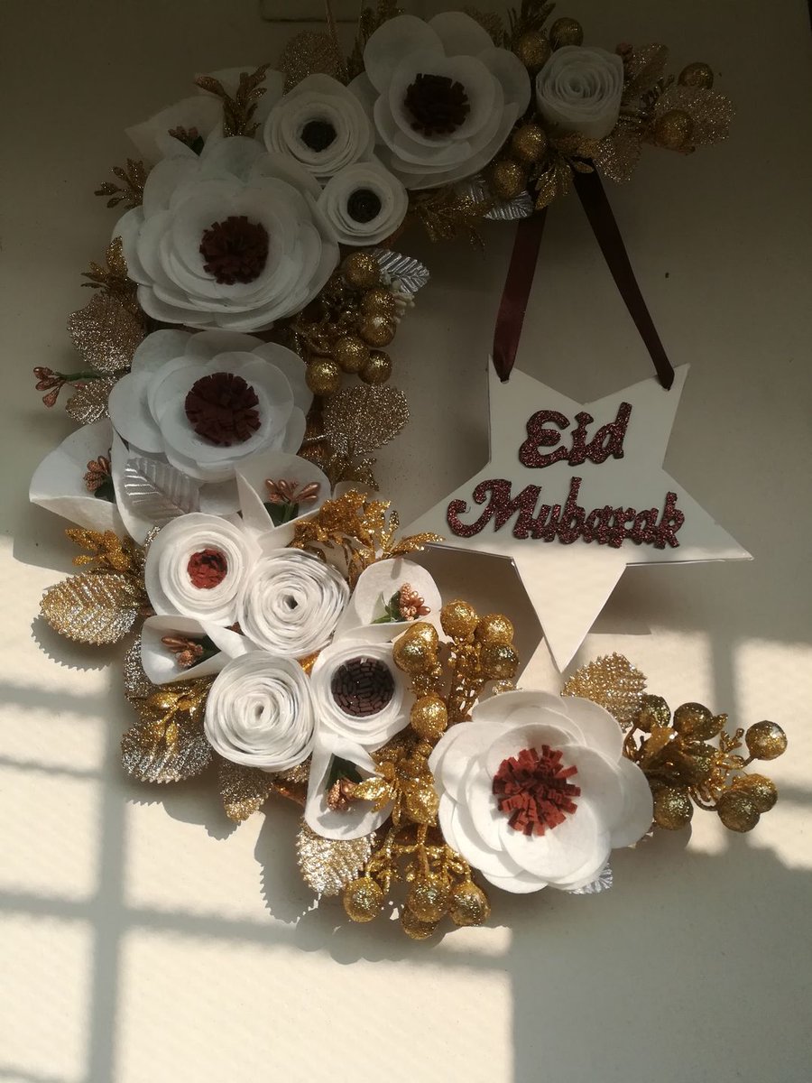 CraftyDShop's tweet photo. Eid Mubarak
Our Handmade Eid Mubarak Wreath
#EidAlFitr2024 #Eidmubarak2024 https://t.co/QQkb5MqlRT