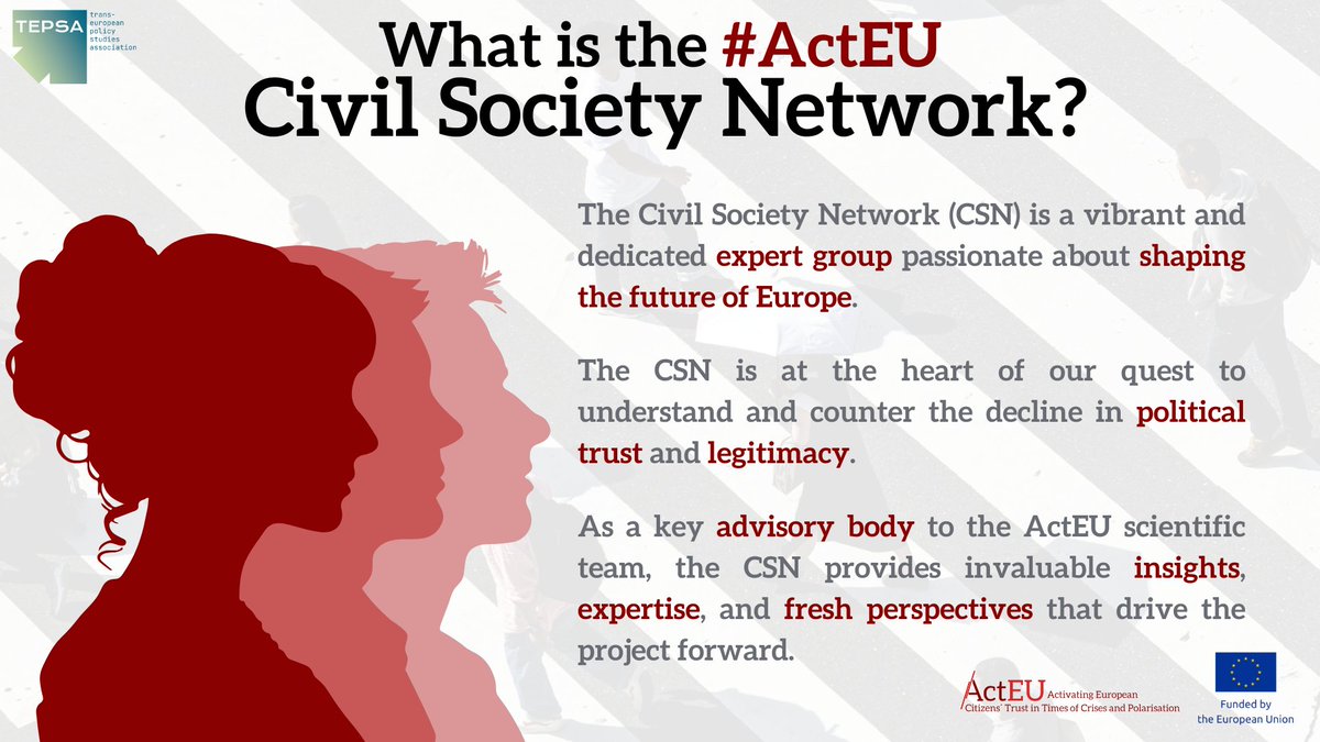 On Monday we announced our #ActEU Civil Society Network 👉 but what IS this network and what work will we do with in our @HorizonEU project❓ Learn more ➡️ acteu.org/civil-society-…