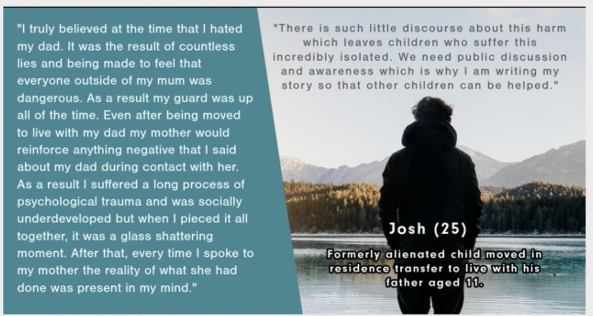 Some children are captured in the mindset of a controlling parent after family separation. Liberating children requires depth psychological understanding of coercive control and inter-personal terrorism. Josh will speak about his experience of this at our Symposium in September