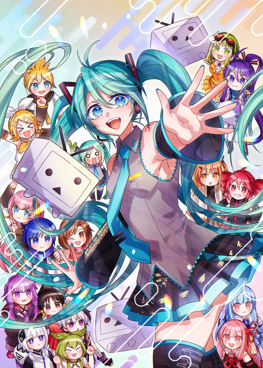VOCALOID！！ #VOCALOID #初音ミク #鏡音リン #鏡音レン #巡音ルカ