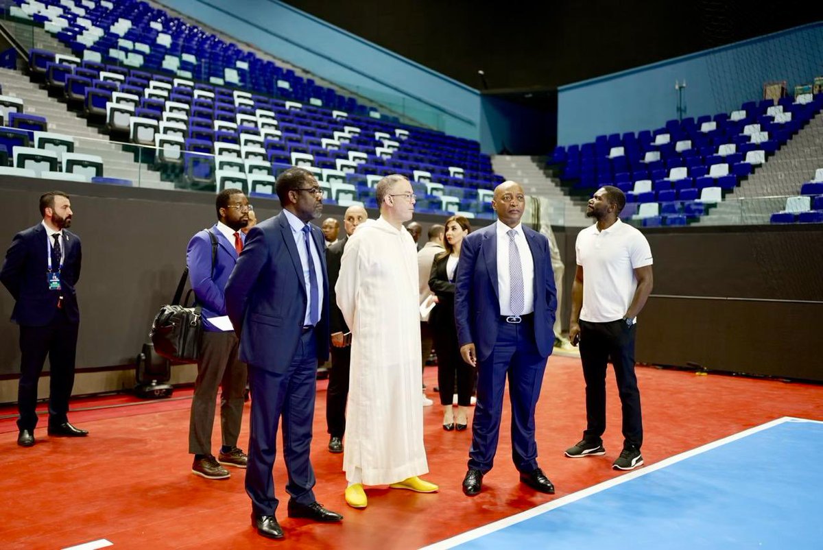Dr Patrice Motsepe est arrivé à Rabat pour le coup d’envoi de la CAN de Futsal CAF TotalEnergies, Maroc 2024. A son arrivée, il a été accueilli par le Président de la FRMF, M. Fouzi Lekjaa. Le Président Motsepe lancera officiellement la compétition prévue du 11 au 21 avril.