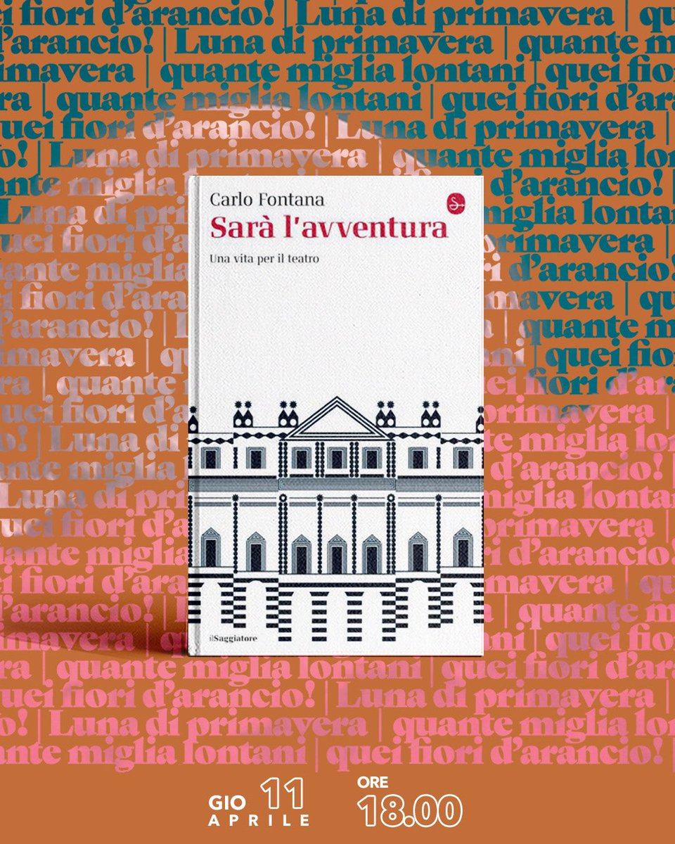 Oggi 11.04 al Circolo dei lettori, h 18: - presentazione del libro «45 milioni di antifascisti» @Mondadori - presentazione del libro «La nascita del femminismo medievale» @Einaudieditore - presentazione del libro «Sarà l’avventura» @ilSaggiatoreEd ℹ️ torino.circololettori.it