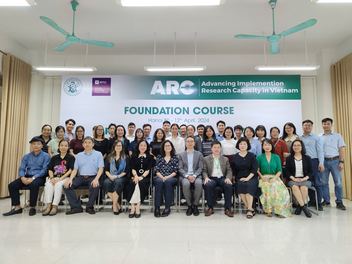 Launching D43  implementation science training program this week. Thank you to our partners in Vietnam and Laos for a great start 
Arcproject.HUPH.edu.vn 
@nyugph_gcis