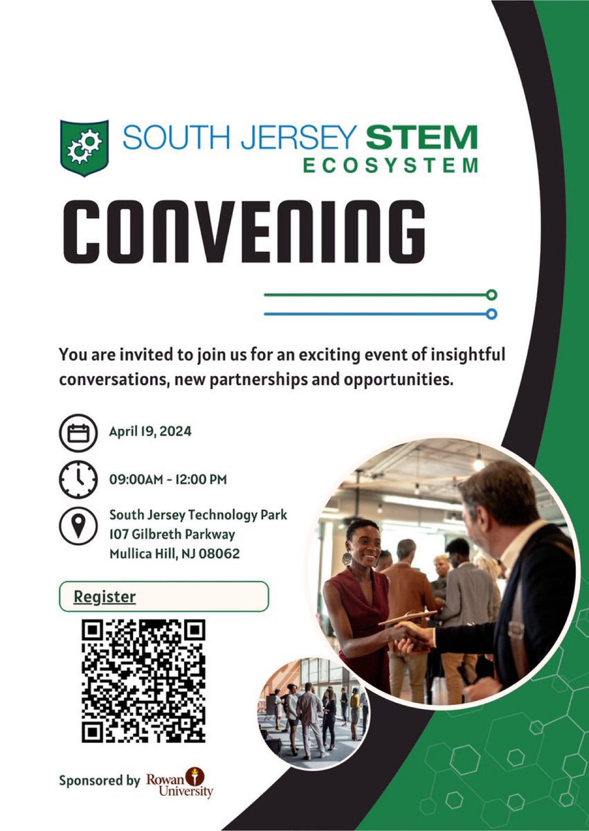 Michelle Stella R (@m_riordanpbe) on Twitter photo ๐ You're Invited to a STEM Networking Event! ๐
Join South Jersey STEM Ecosystem for an opportunity to network, learn, & contribute to shaping the future of STEM in SJ.
๐
04.19.24 ๐9:00-12pm ๐ข Location: South Jersey Technology Park #STEM <a href="/SouthJerseySTEM/">@SouthJerseySTEM</a> <a href="/NJSTEMPathways/">New Jersey STEM Pathways Network</a> ๐ You're Invited to a STEM Networking Event! ๐
Join South Jersey STEM Ecosystem for an opportunity to network, learn, & contribute to shaping the future of STEM in SJ.
๐
04.19.24 ๐9:00-12pm ๐ข Location: South Jersey Technology Park #STEM <a href="/SouthJerseySTEM/">@SouthJerseySTEM</a> <a href="/NJSTEMPathways/">New Jersey STEM Pathways Network</a>