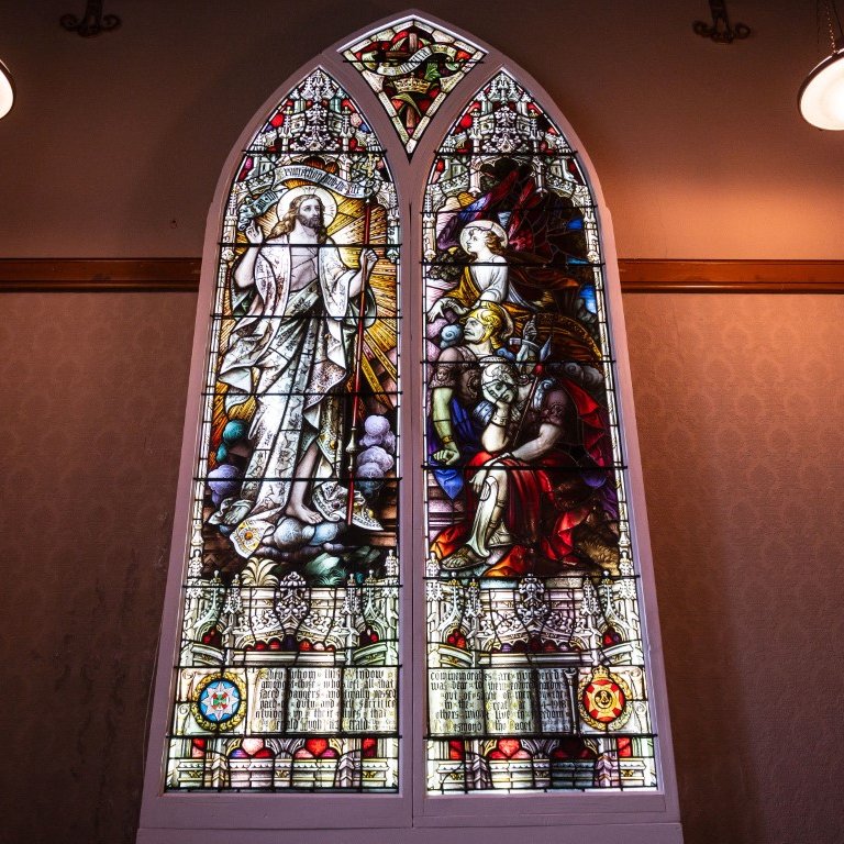 IrHeritageTrust's tweet photo. From Church to Castle. ⛪️🏰
This historically significant restored stained glass window dating back over 100 years is now being unveiled @johnstowncastle
Funded by the @HeritageHubIre Community Heritage Grant Scheme #art #irishstainedglass #heritageconservation https://t.co/8JS2otRkCi