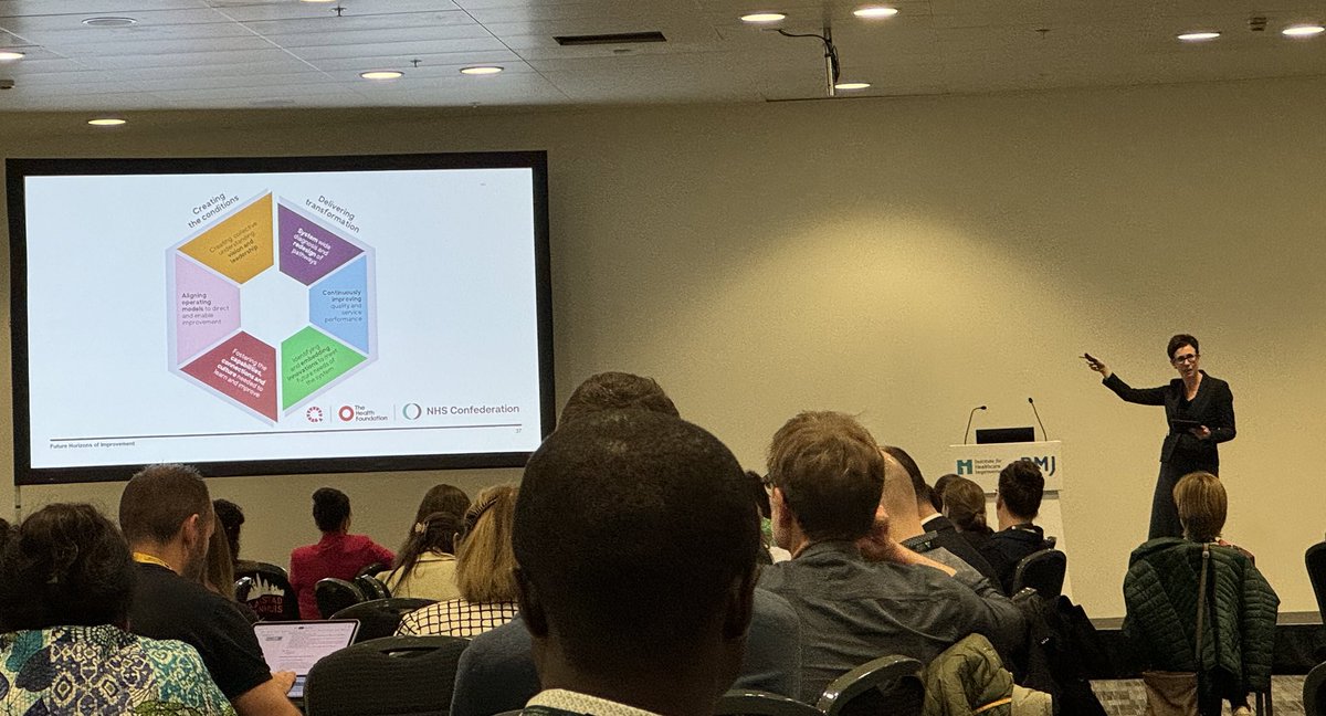 Sid Beech (@sid_improvement) on Twitter photo Really interesting talk from <a href="/PennyPereira1/">Penny Pereira</a> on moving from the margins to the mainstreams at #Quality2024 including a helpful framework to guide action.
We need to better join up our work in QI, innovation, transformation, research because ultimately we all have the same goal Really interesting talk from <a href="/PennyPereira1/">Penny Pereira</a> on moving from the margins to the mainstreams at #Quality2024 including a helpful framework to guide action.
We need to better join up our work in QI, innovation, transformation, research because ultimately we all have the same goal