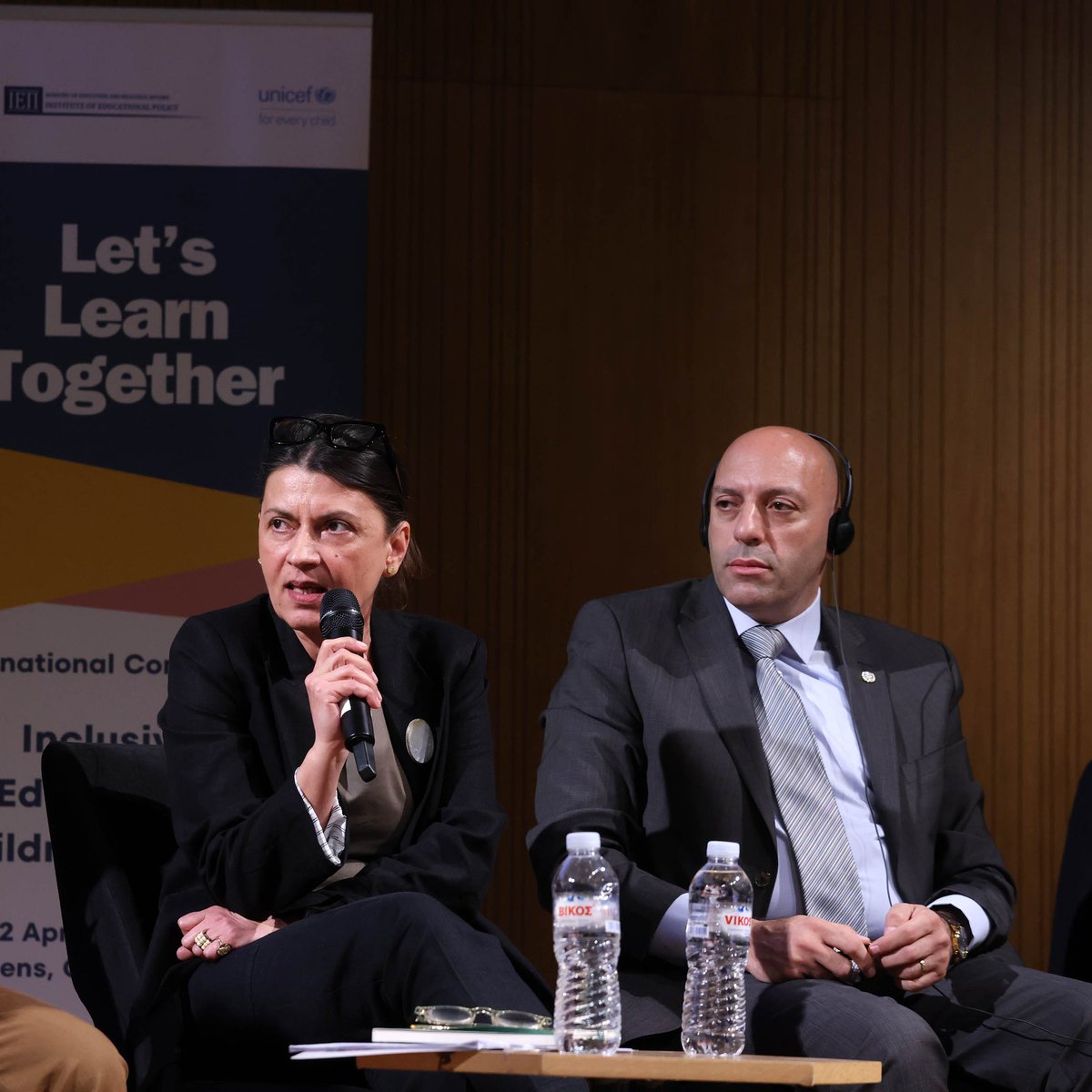 GKUNICEF's tweet image. Excited to be part of #IEC2024's 1st session, along with other esteemed speakers, shedding light on inclusive education's role in safeguarding children's rights. Let's unite in advocating for equitable access to quality education #ForEveryChild. #LetsLearnTogether