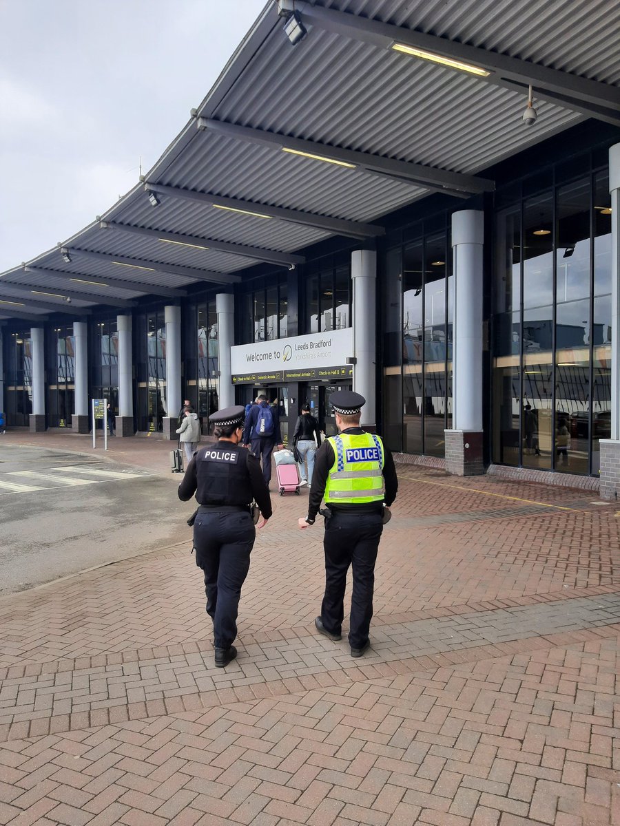 Our Project Servator team is on the ground at LBA, working tirelessly to ensure a secure environment for all. If you're going on holiday, come say hello and we can explain the  importantance we all play in keeping each other safe. #ProjectServator #Togetherwevegotitcovered