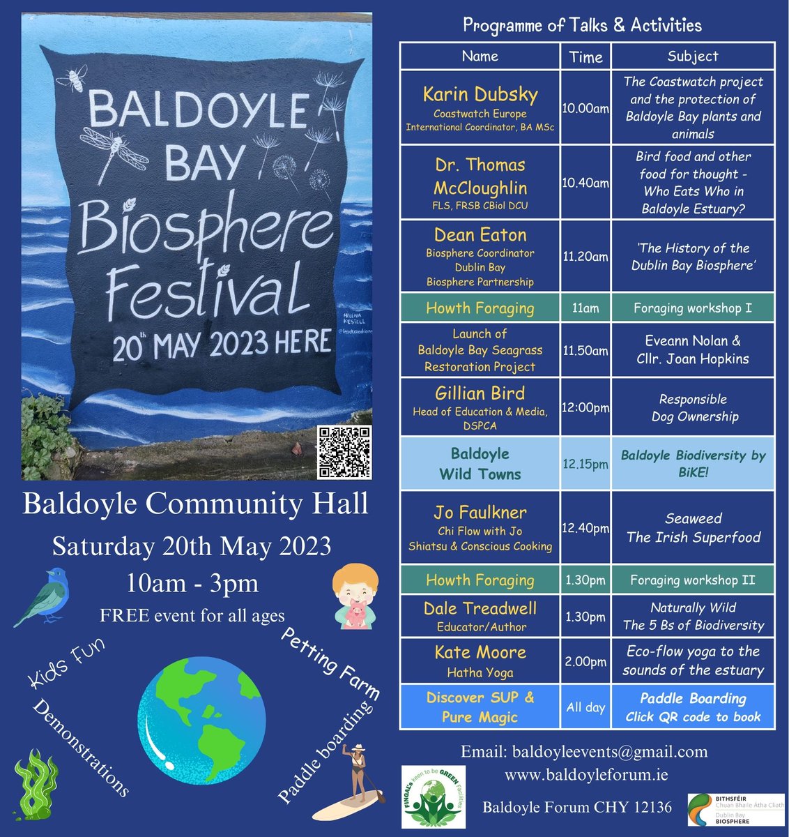 Brilliant chats this morning with #debbiemcmahon from <a href="/nearfm/">Near FM</a> #lifeline and Nicole Dunne from <a href="/HowthForaging/">Howth Foraging @howthforaging@outlook.ie</a> 

We had a great discussion on why the Baldoyle Bay Biosphere Festivalis so important &amp; why we are running this educational &amp; fun festival.

👇🏻
 baldoyleforum.ie
