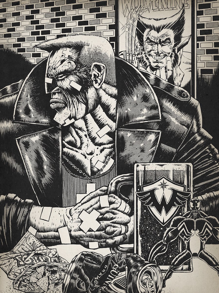 GM...

My first piece of fan art in a very long time...this is a commission/gift for my LCS (Local comic shop). 

Still need to put some finishing touches on it...