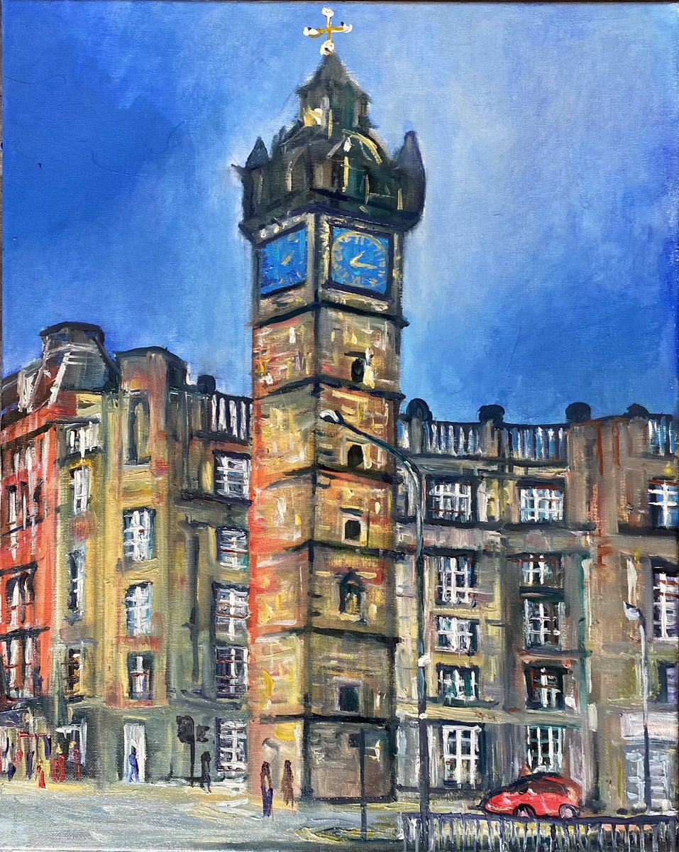 #Glasgow Cross painting just about finished and for sale cheers 🎨 Scott Harrison Art