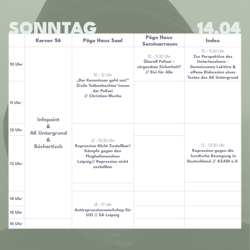 Hier ist er endlich: Unser Timetable für den #AntirepkongressLeipzig2024 antirepkongress.noblogs.org/programm/