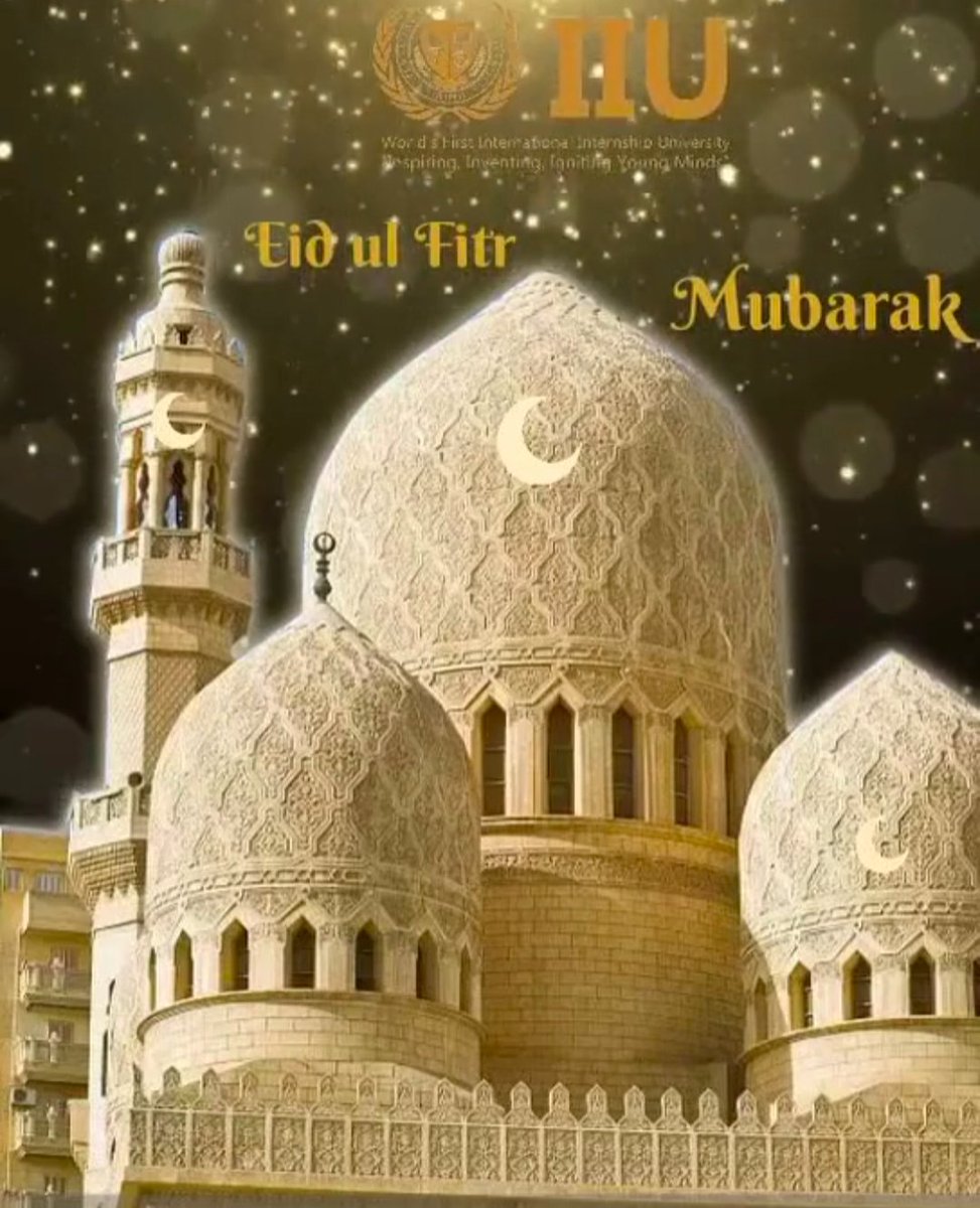 Eid Mubarak to you and your family !

As we gather to celebrate Eid-ul-Fitr, let's pray for peace, harmony, and prosperity for everyone around the world.

#EidAlFitr #EidAlFitr2024 #Eidmubarak2024 #EidUlFitr #iiu #PeeyushPandit