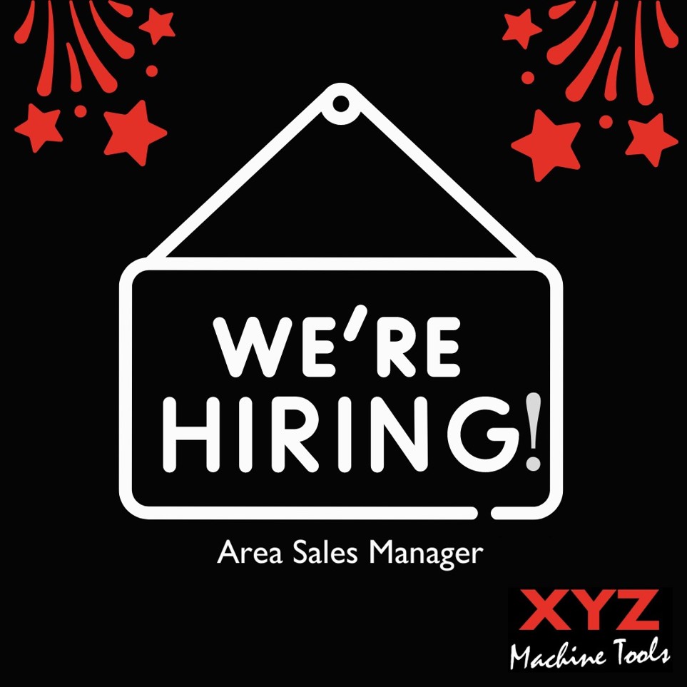 xyzmachinetools's tweet image. We have exciting opportunities in our Sales Team for Area Sales Managers.
We are looking for applicants who have served an apprenticeship in the engineering sector with sales experience to join our dedicated team.
xyzmachinetools.com/jobs-careers-a…
#xyzmachinetools #wearehiring #joinourteam