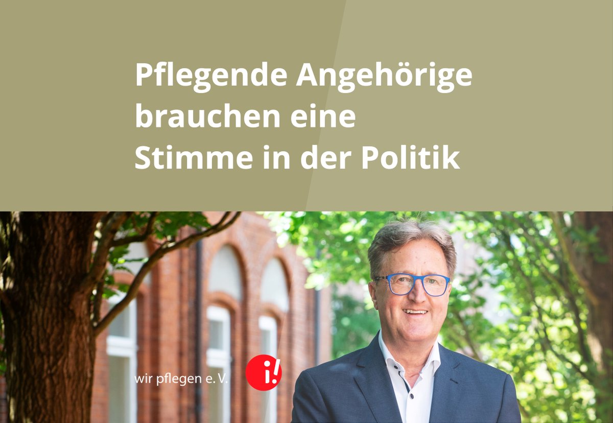 'In den Kommunen müssen niedrigschwellige Unterstützungsangebote für die Angehörigen geschaffen werden', sagt Horst Michaelis. Er gründet mit anderen am 27. 04. einen Landesverein für #pflegendeAngehörige in Hessen. Alle Infos zur Vereinsgründung: wir-pflegen.net/ueber-uns/hess…