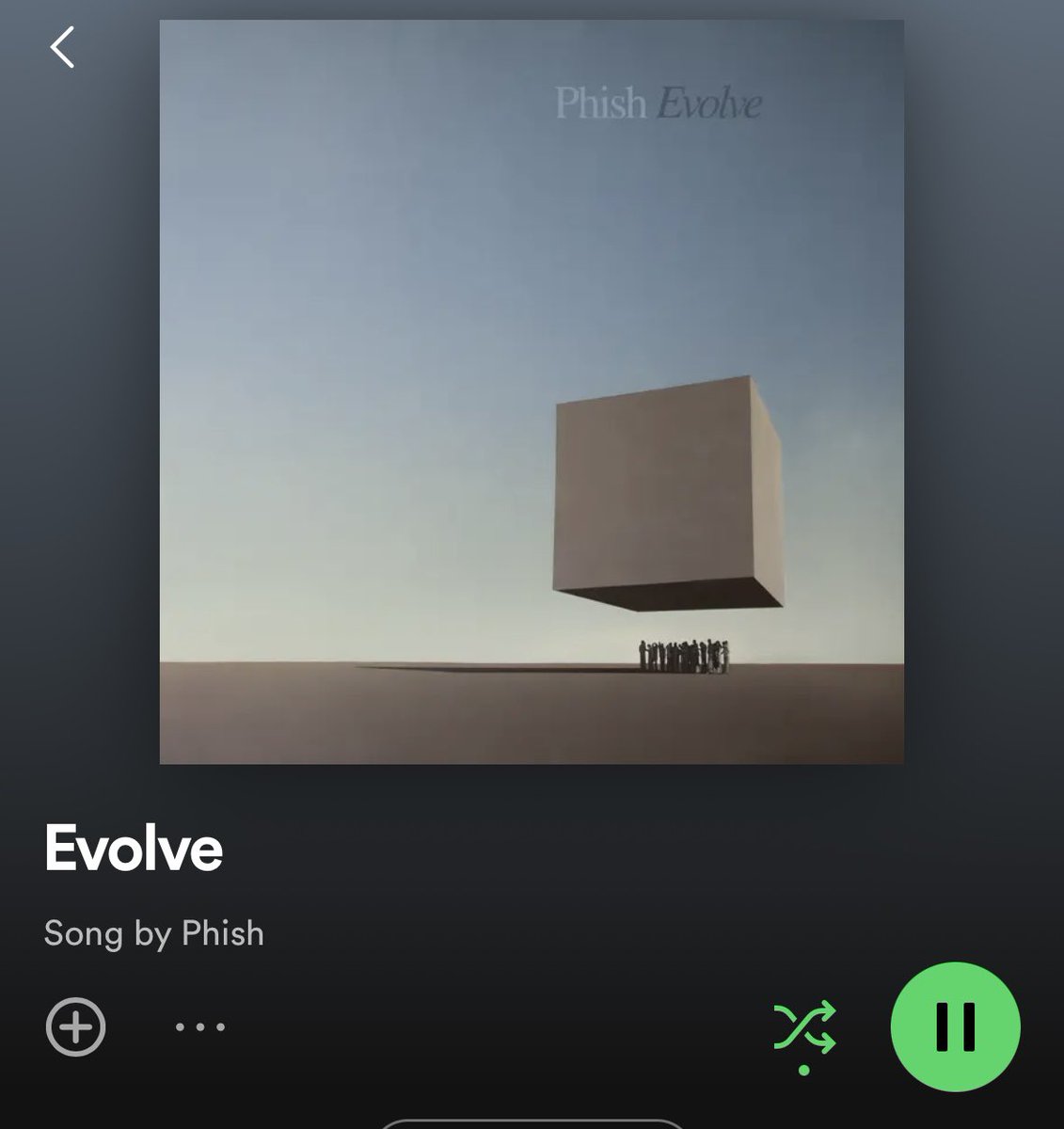 FYI a studio recording of Evolve has been released on Spotify. This is likely the first single off of Phish's forthcoming album.