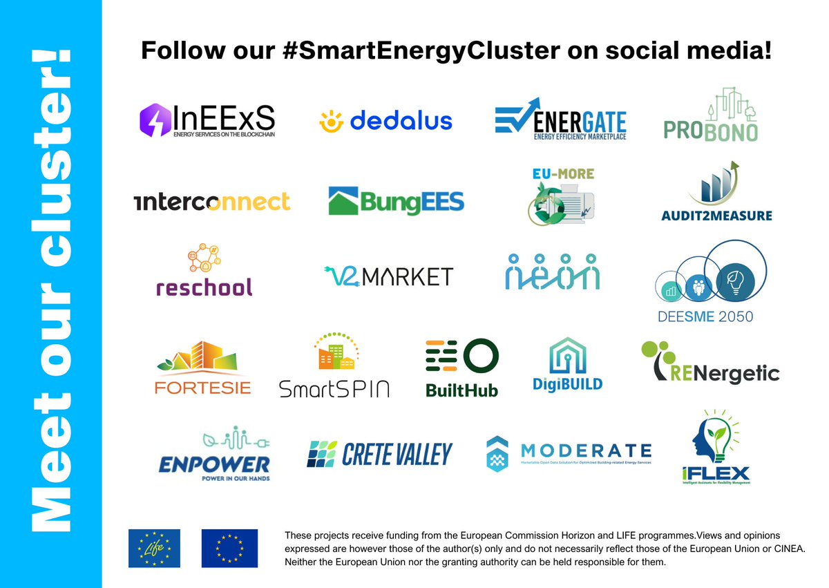 Energate_eu's tweet image. Thrilled to announce @Energate_eu&apos;s participation in the 2nd #SmartEnergyCluster Collaboration Workshop! 🌍

💡 A showcase of innovation and commitment towards a sustainable energy future along with 21 EU projects

🌱🔗 Learn more here: bit.ly/4cTMW9a

#LIFEprogramme