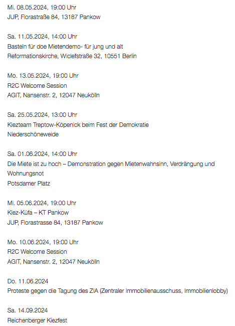 #Heimstaden ist ein Problem für uns Mieter:innen und unsere Stadt. Aber es ist nicht das einzige Problem. Wir sind solidarisch mit allen Kämpfen für ein besseres Leben in einer Stadt für Alle! 🏘️✊ ➡️ Einige aktuelle Termine der außerparlamentarischen stadtpolitischen Bewegung 👇