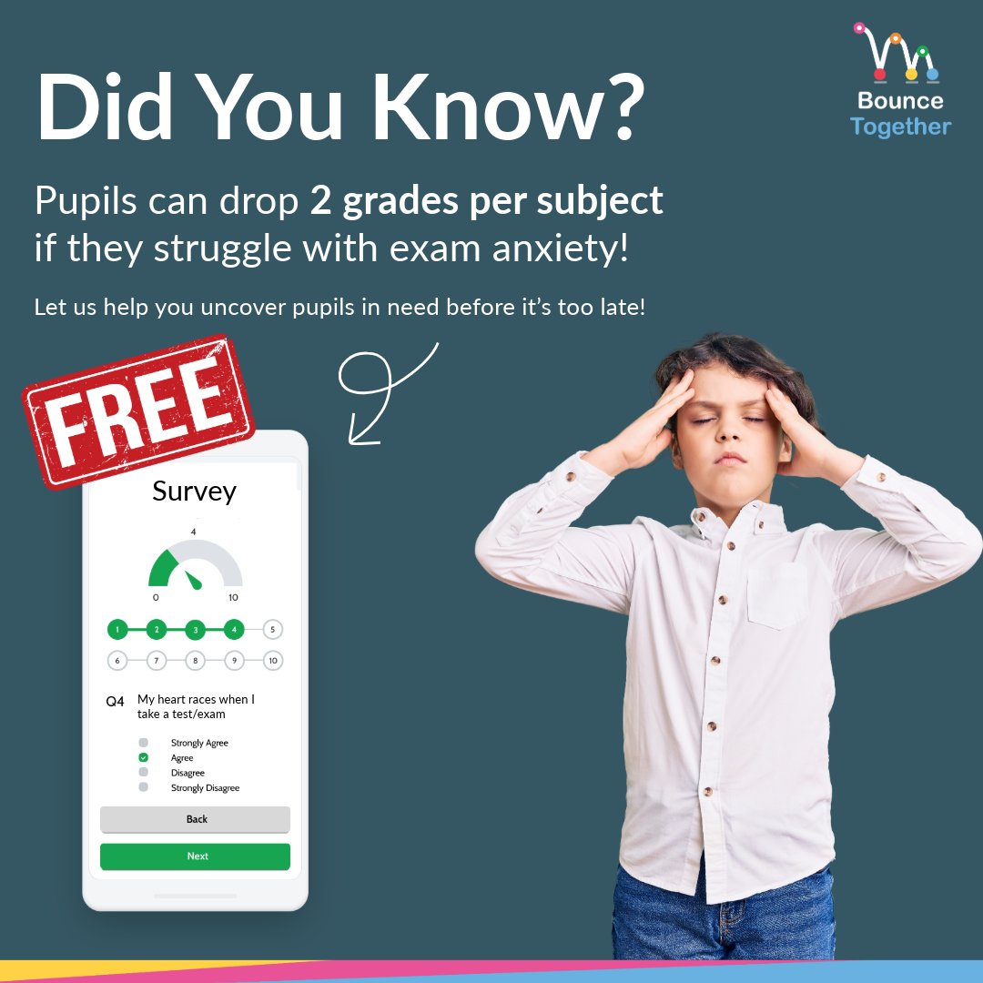 Exam season is likely to be on the minds of both pupils and staff! To pinpoint and address student wellbeing needs during this crucial time, we have made our Primary and Secondary Test Anxiety Surveys FREE to download: 🏫 The Children's Test Anxiety Scale: Specifically for…
