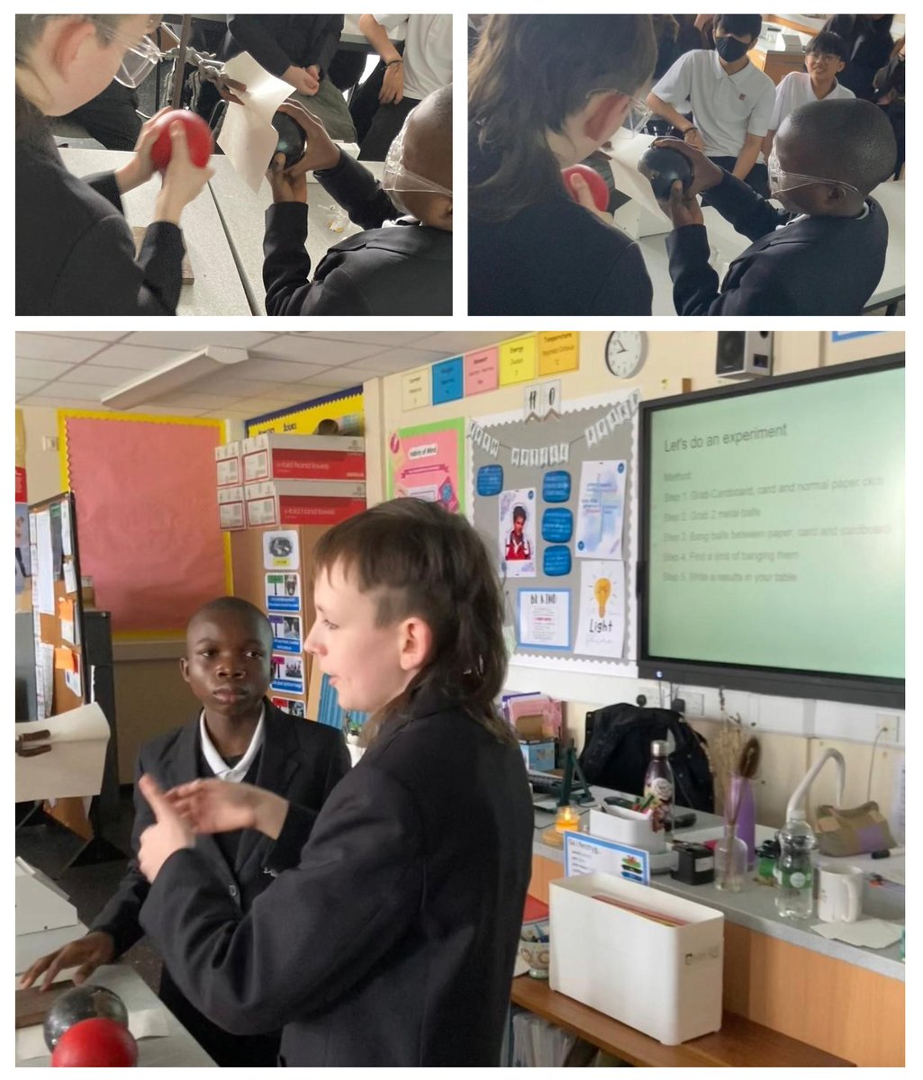 BCACS_Science's tweet photo. An extraordinary moment in our classroom yesterday as two remarkable Year 9 students took centre stage to illuminate 'The Big Bang'. Their grasp of complex physics shone brightly, leaving us in awe. We are bursting with pride. #PhysicsProdigies #ProudEducators @BishopHedleyRC https://t.co/7Vfj3tK05i