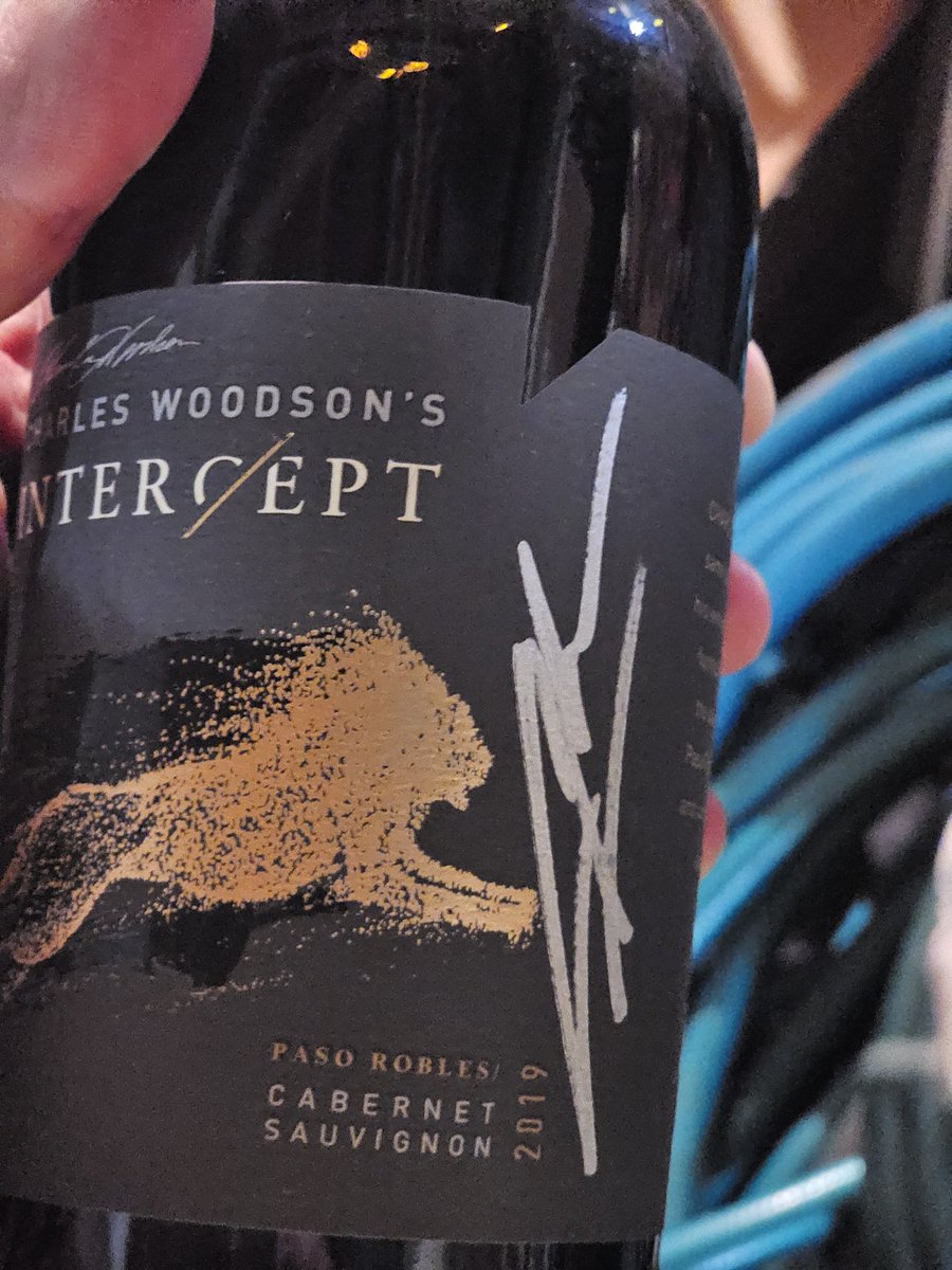 Look at this thing of beauty! @CharlesWoodson @InterceptWines
