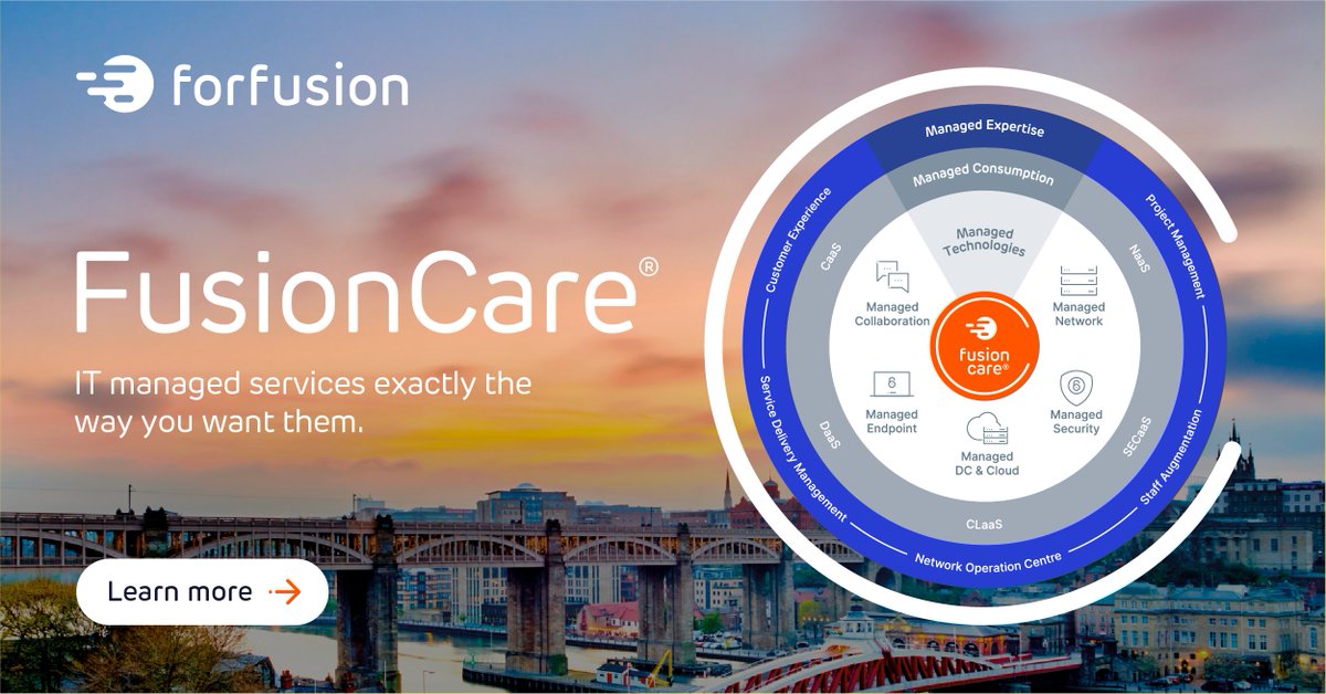 #FusionCare provides robust, flexible, secure &amp; sustainable #ITmanagedservices. Spanning multiple integrated technology pillars &amp; consumption-based services, leveraging our experts &amp; serving as an extension to your team 24x7x365. Learn more: zurl.co/sVmi