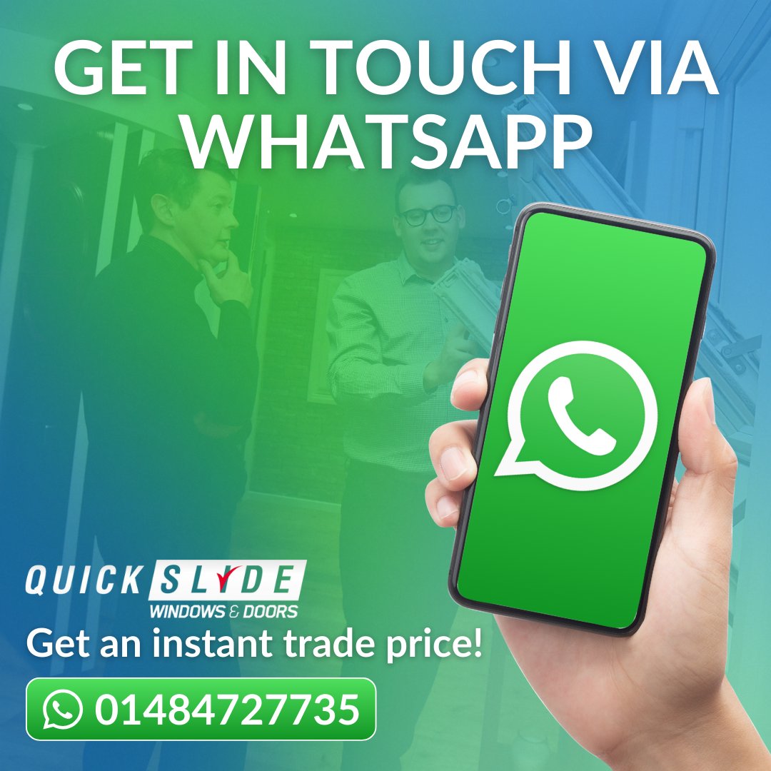 Get a lightning-fast trade price directly from our team using just your phone! Simply fire off your specifications to 01484 727 735 on WhatsApp, and our expert team will be happy to help 💚 Let's turn your trade dreams into reality - contact us now!