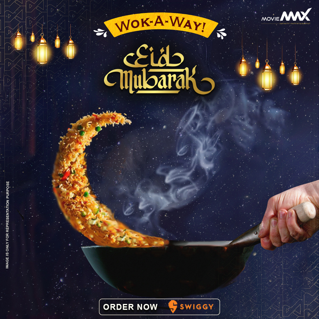 Indulge in a festive feast this Eid with our tantalizing Chinese delights!  
Celebrate the joyous occasion with MovieMax Wok-A-Way menu and savor every flavorful bite. Eid Mubarak!' 🥢🌙✨   
Swiggy now! 
.
. 

#MovieMaxOfficial #EidCelebration #ChineseDelights #MovieMaxFood