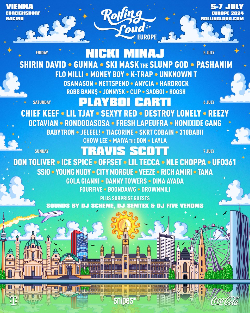 RollingLoud's tweet photo. ROLLING LOUD EUROPE 2024

ON SALE FRI, 12 APR @ 12:00 CET

TICKETS 👉 https://t.co/Kzt2rj0hmr https://t.co/SlEPOcqhWx
