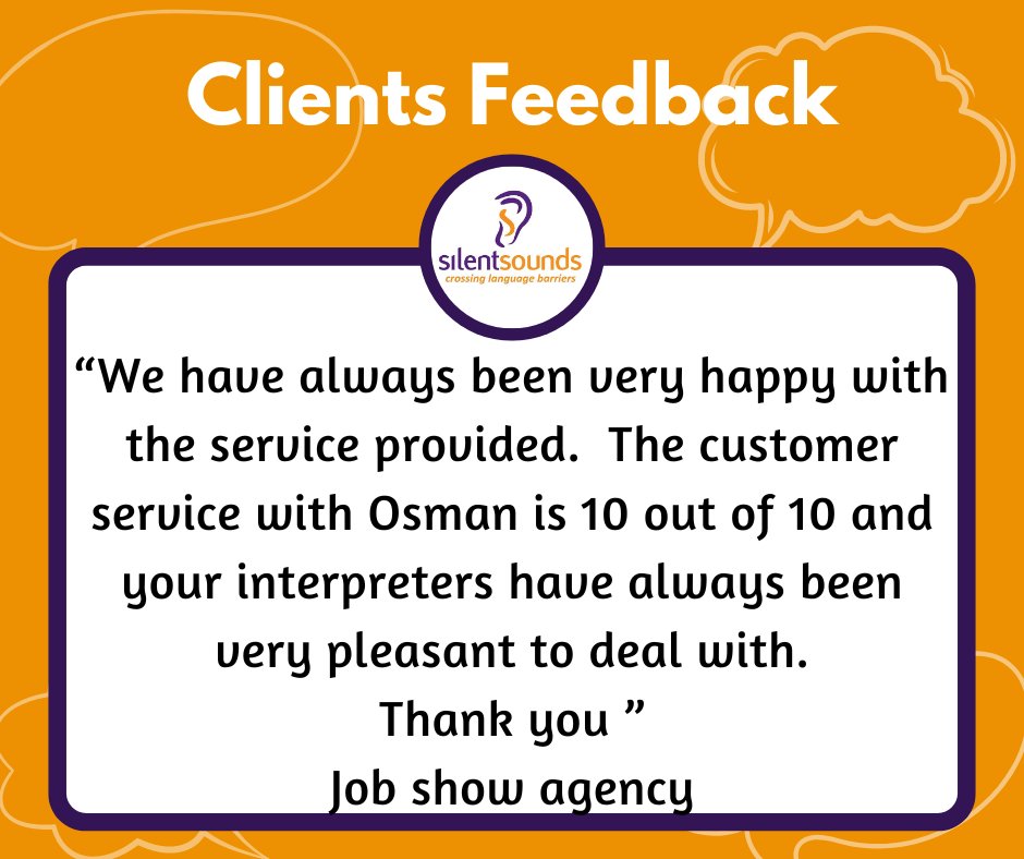 #FeedbackSS #SilentSounds #translationUK #interpretingUK #Interpreter #translation #MultiLanguages #translators #interpreting #translationagency #BSL #signlanguage #lsp #languageservices #languageserviceprovider