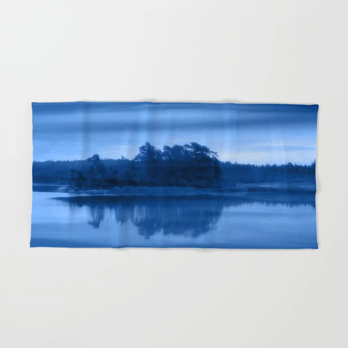 Blue Moment In Finland Hand & Bath Towels. Save 15% today. society6.com/product/blue-m…