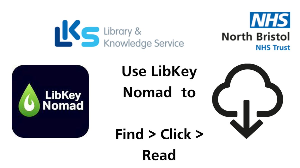 For easy access to full text articles, download the LibKey Nomad browser extension, giving you fast access to NHS-subscribed content - libkeynomad.com @NBTStaffExp @PandTNBT @NmskNbt @NSnahper @MedicineNbt @NBTWomenNetwork @PhysioNbt @NBT_QSIT @ResearchNBT